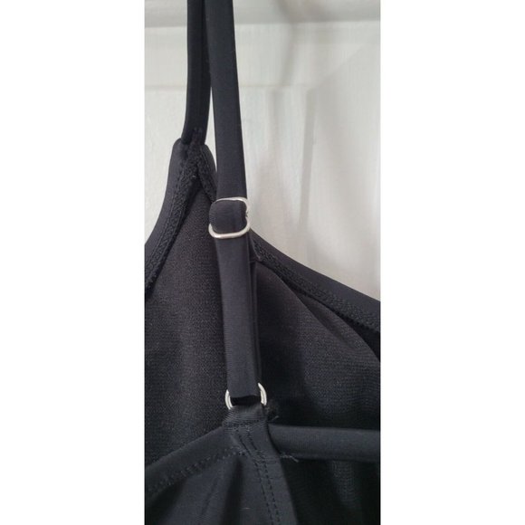 Hurley Sporty Women's‎ One Piece Swimsuit Size XL Black Strappy Back - Picture 7 of 16